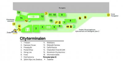 Arlanda express maršruto žemėlapį