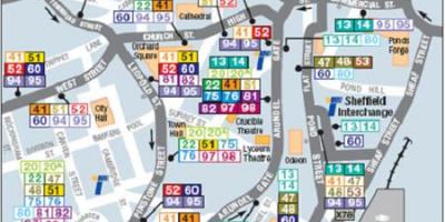 Žemėlapis Stokholmo autobusų 76 maršruto