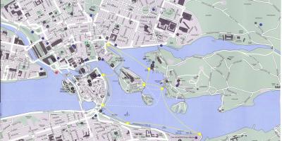 Žemėlapis Stokholmo centras