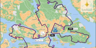 Stokholmo dviračių žemėlapis