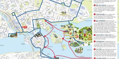 Žemėlapis Stokholmo uosto