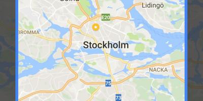 Atsijungęs žemėlapis Stokholmas
