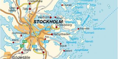 Stokholmo žemėlapyje
