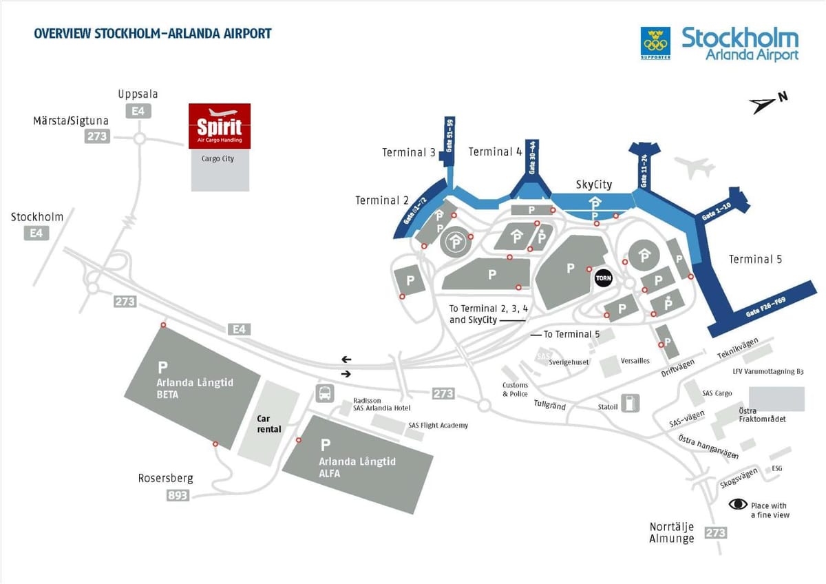 žemėlapis arlanda