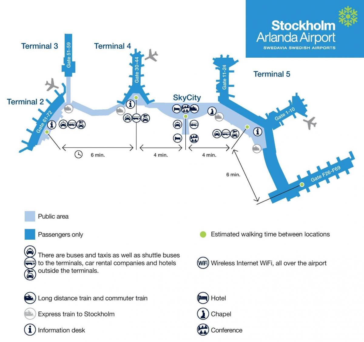Stokholmo arlanda žemėlapyje