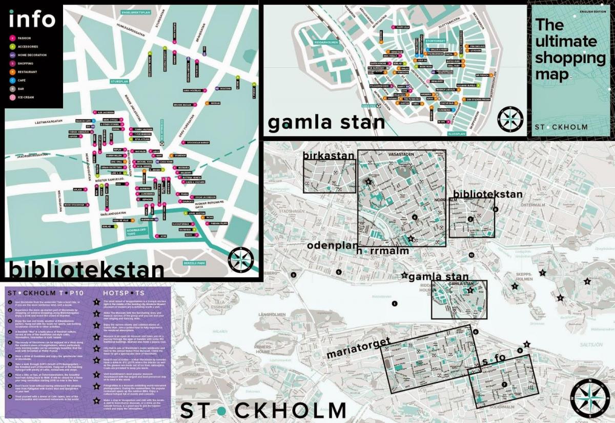 žemėlapis Stokholmo prekybos