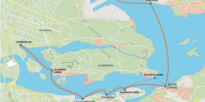 Žemėlapis Stokholmo frihamnen