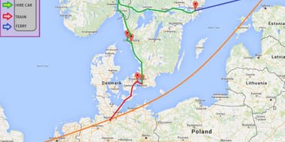 Keltų Stokholmo žemėlapis