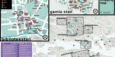Žemėlapis Stokholmo prekybos