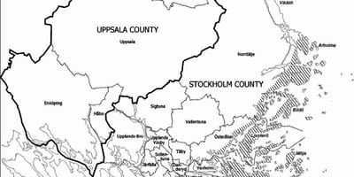 Žemėlapis Stokholmo archipelagas